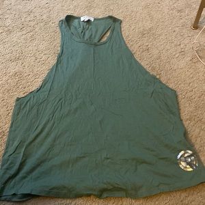 Green beyond yoga tank